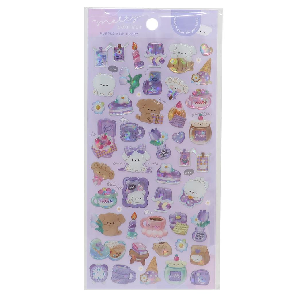 Melty Color Purple Q-Lia Stickers
