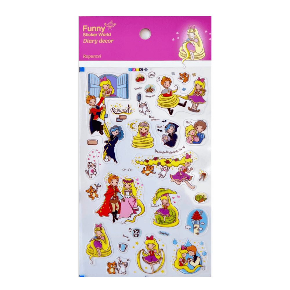 Rapunzel Fairy Tale Sticker