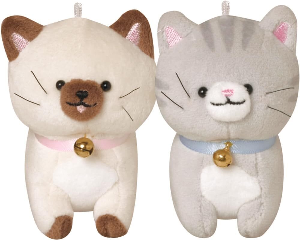 Siamese Cats Best Friends Keychain Set