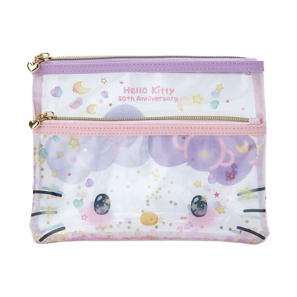 Hello Kitty 50th Anniversary "The Future In Our Eyes" Flat Pouch