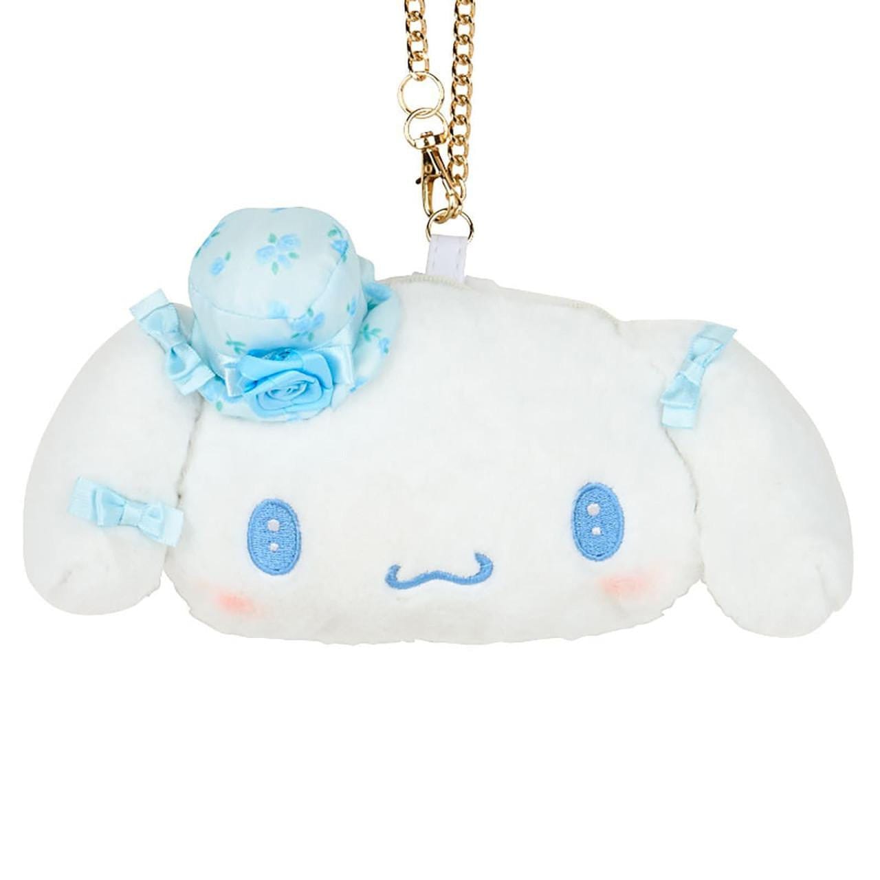 Cinnamoroll Rose Card Holder Keychain