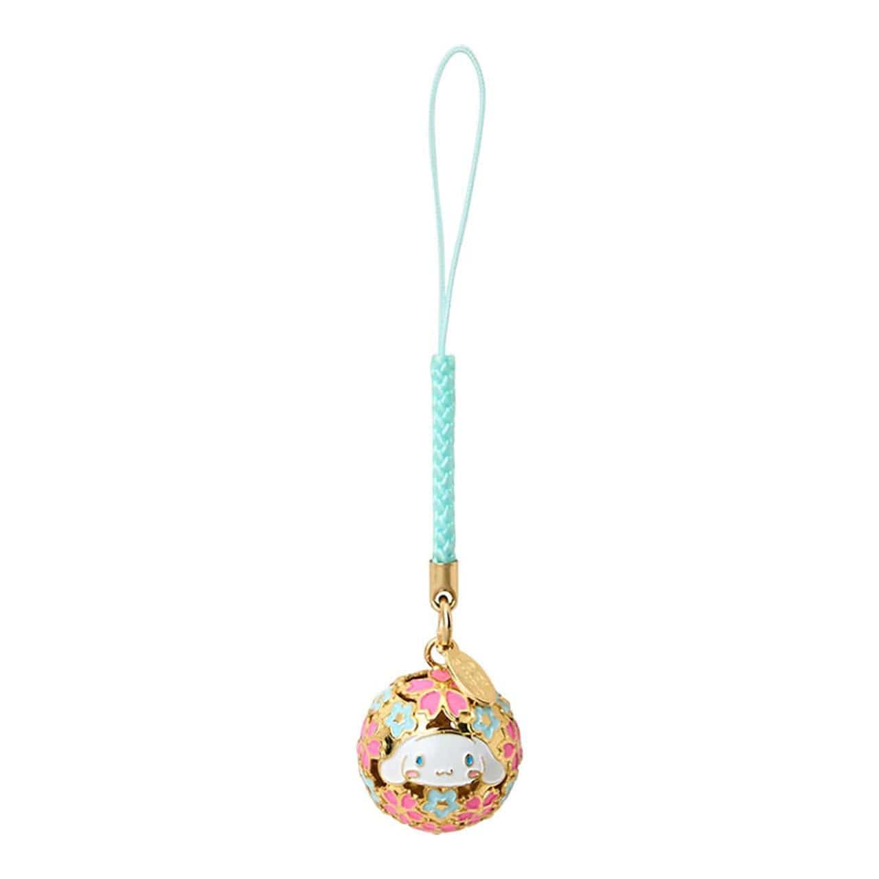 Cinnamoroll Sakura Bell Phone Strap