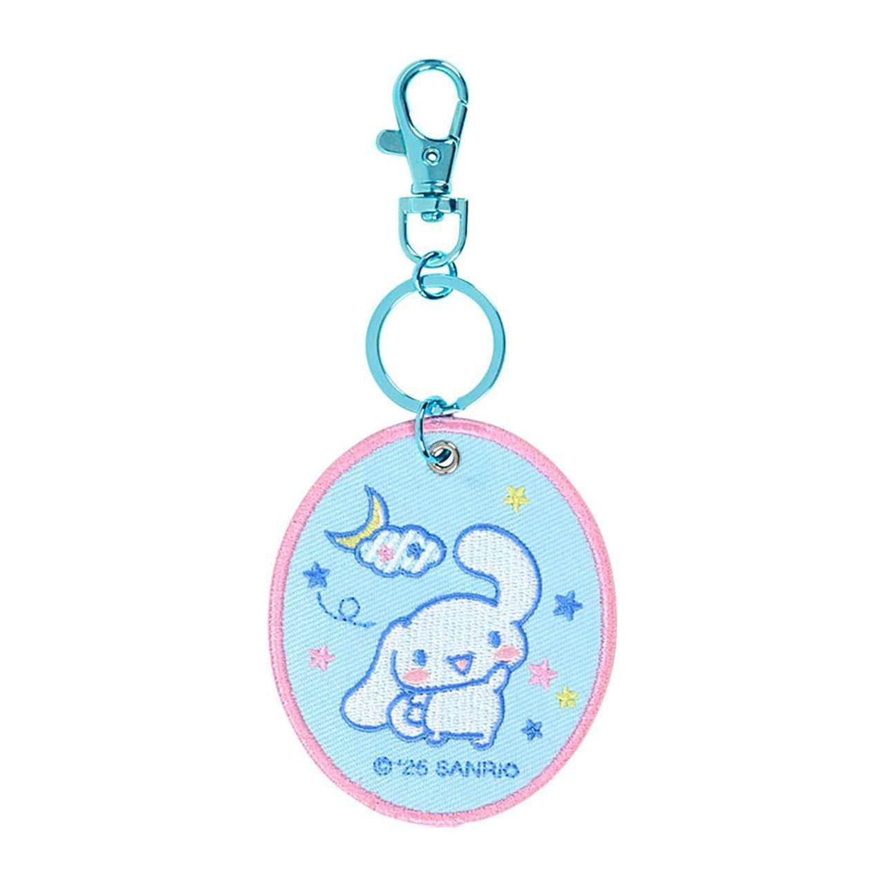 Cinnamoroll Embroidered Patch Keychain