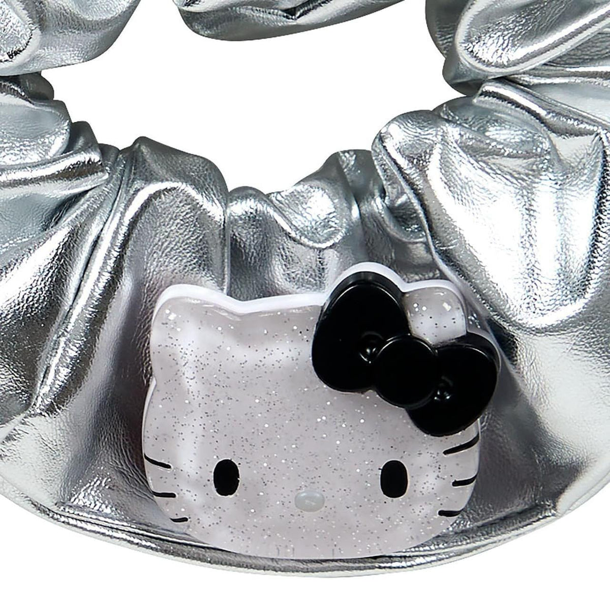 Hello Kitty Silver Scrunchie