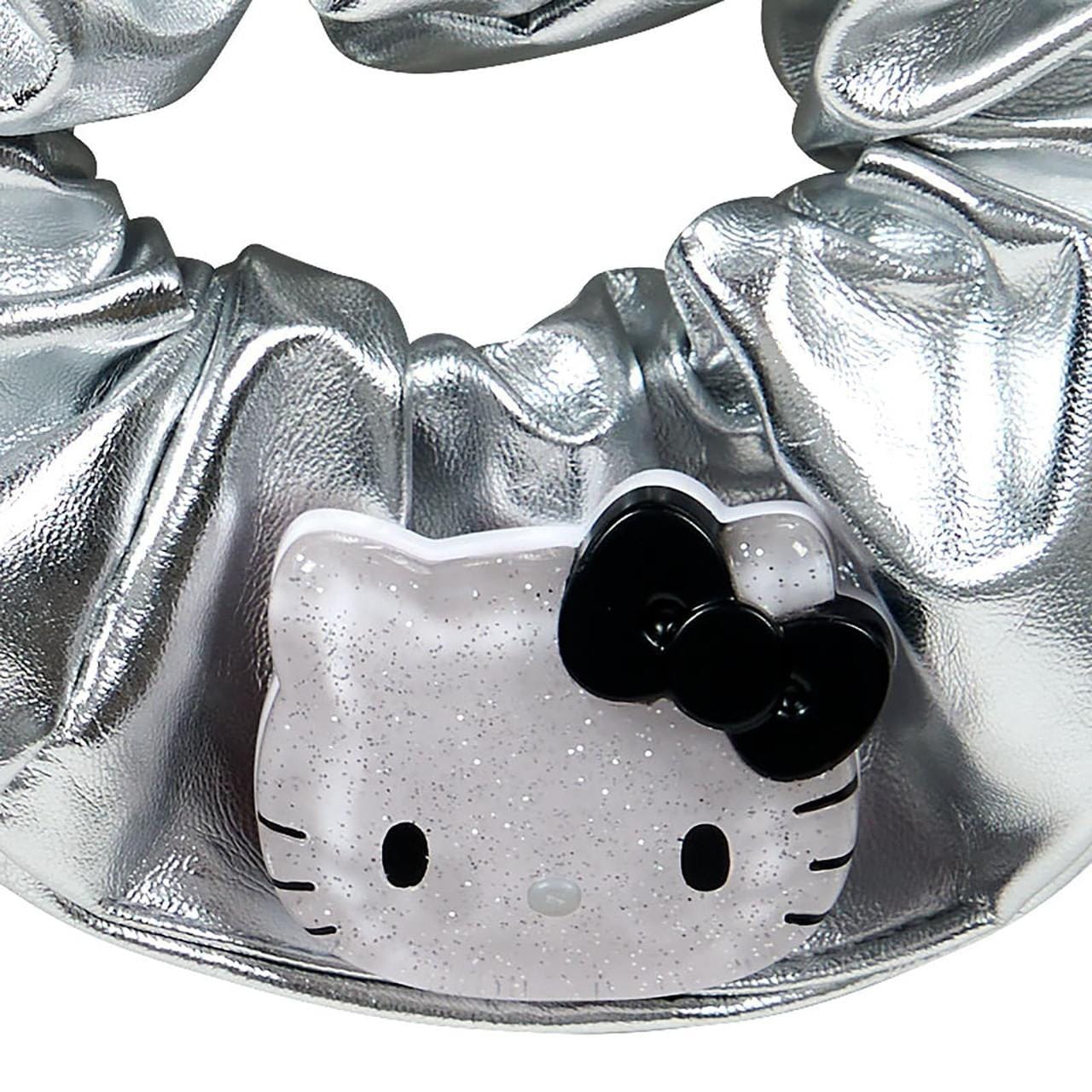 Hello Kitty Silver Scrunchie