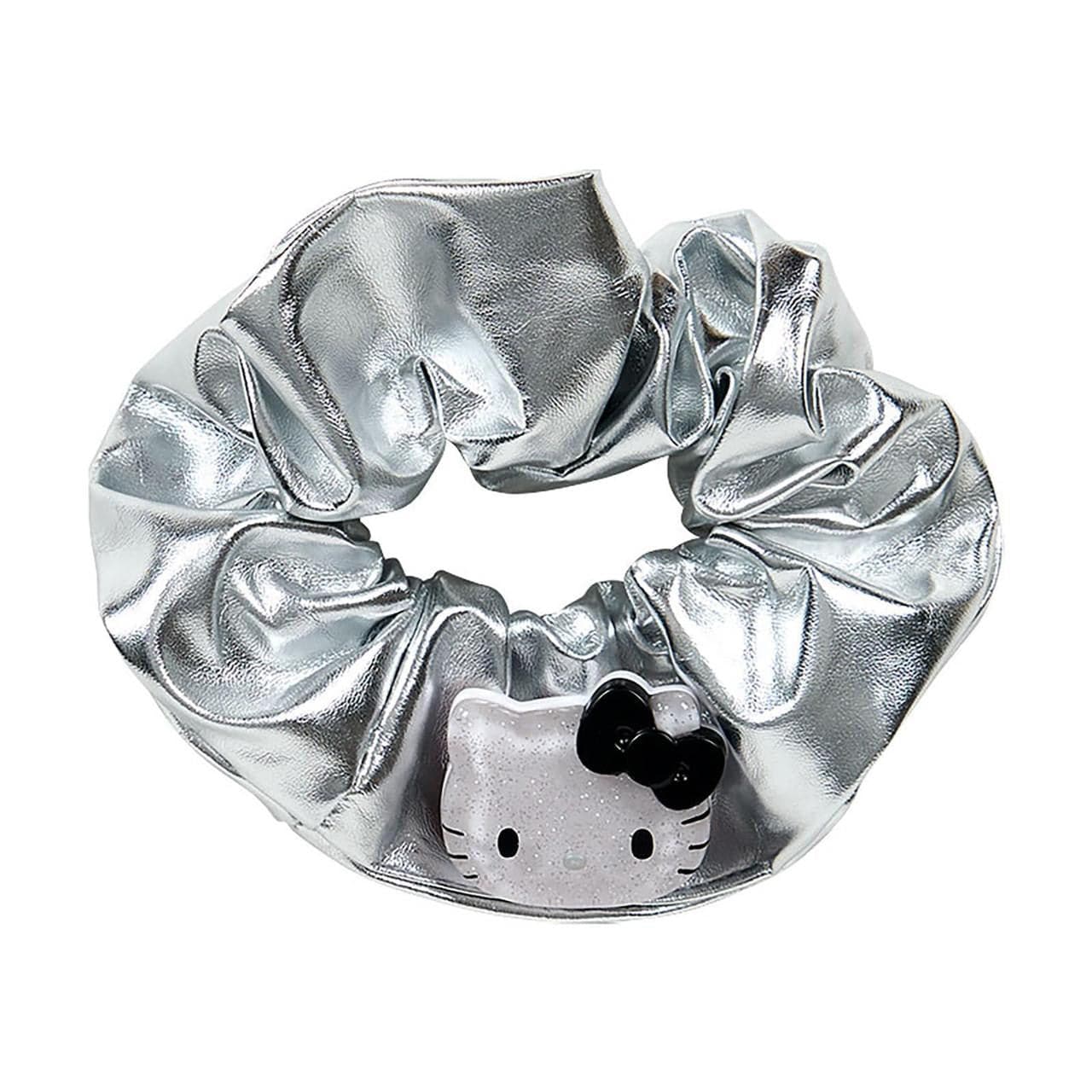 Hello Kitty Silver Scrunchie
