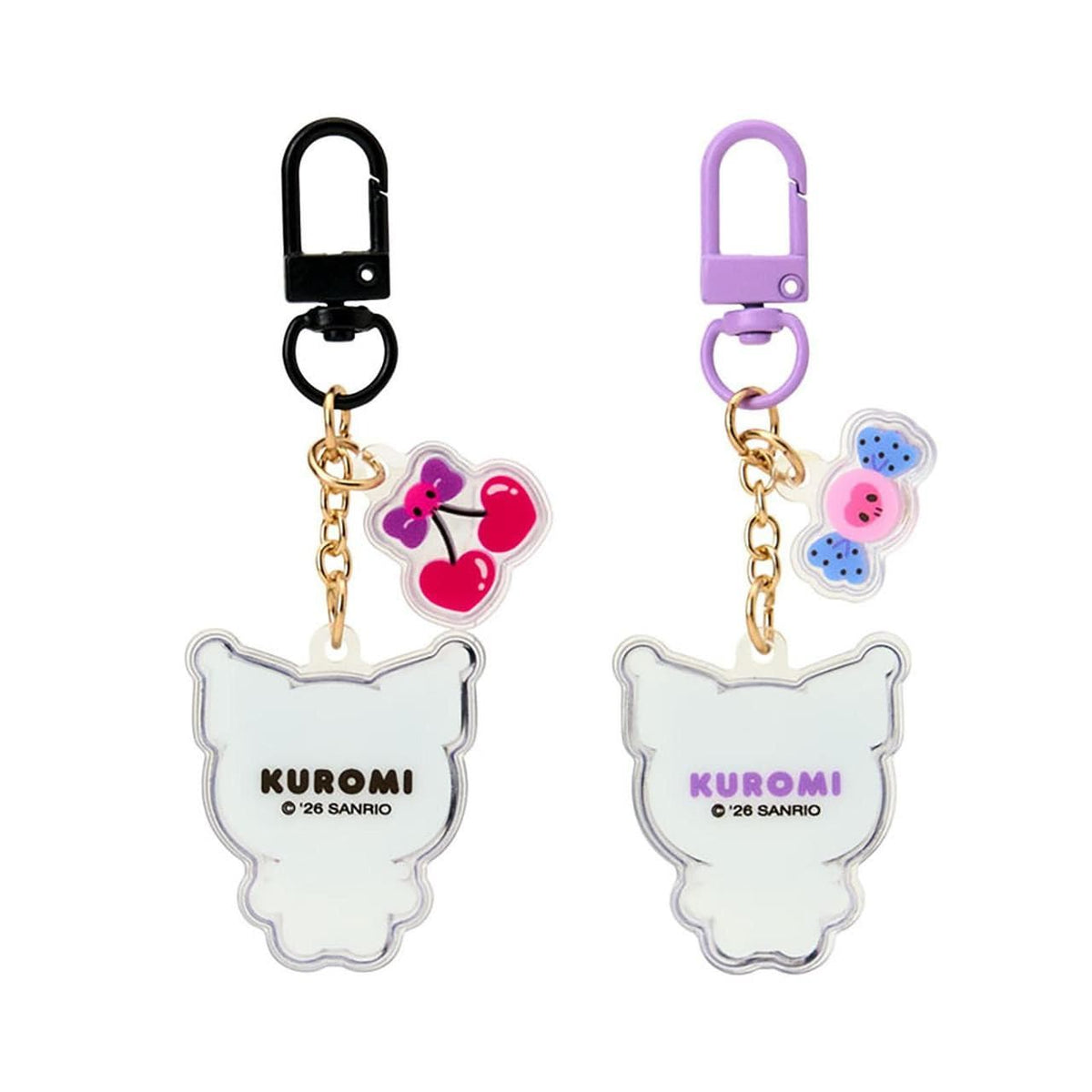 Kuromi Acrylic Niko Niko Duo Keychain