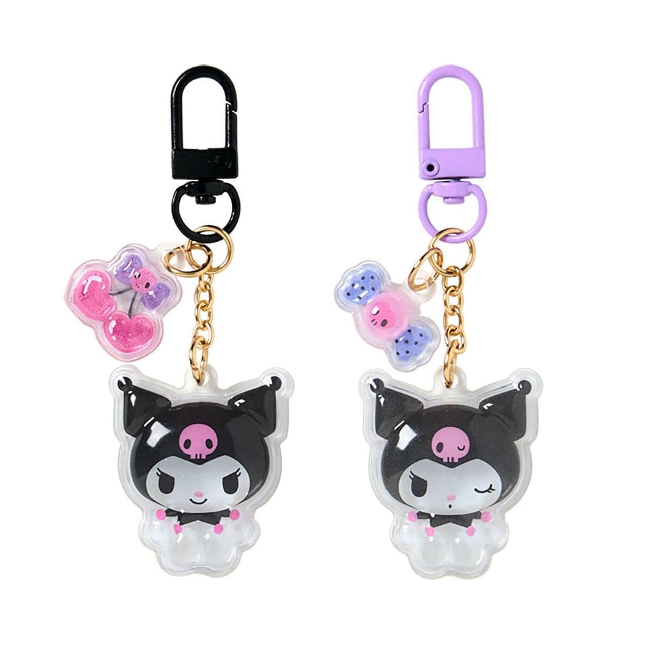 Kuromi Acrylic Niko Niko Duo Keychain