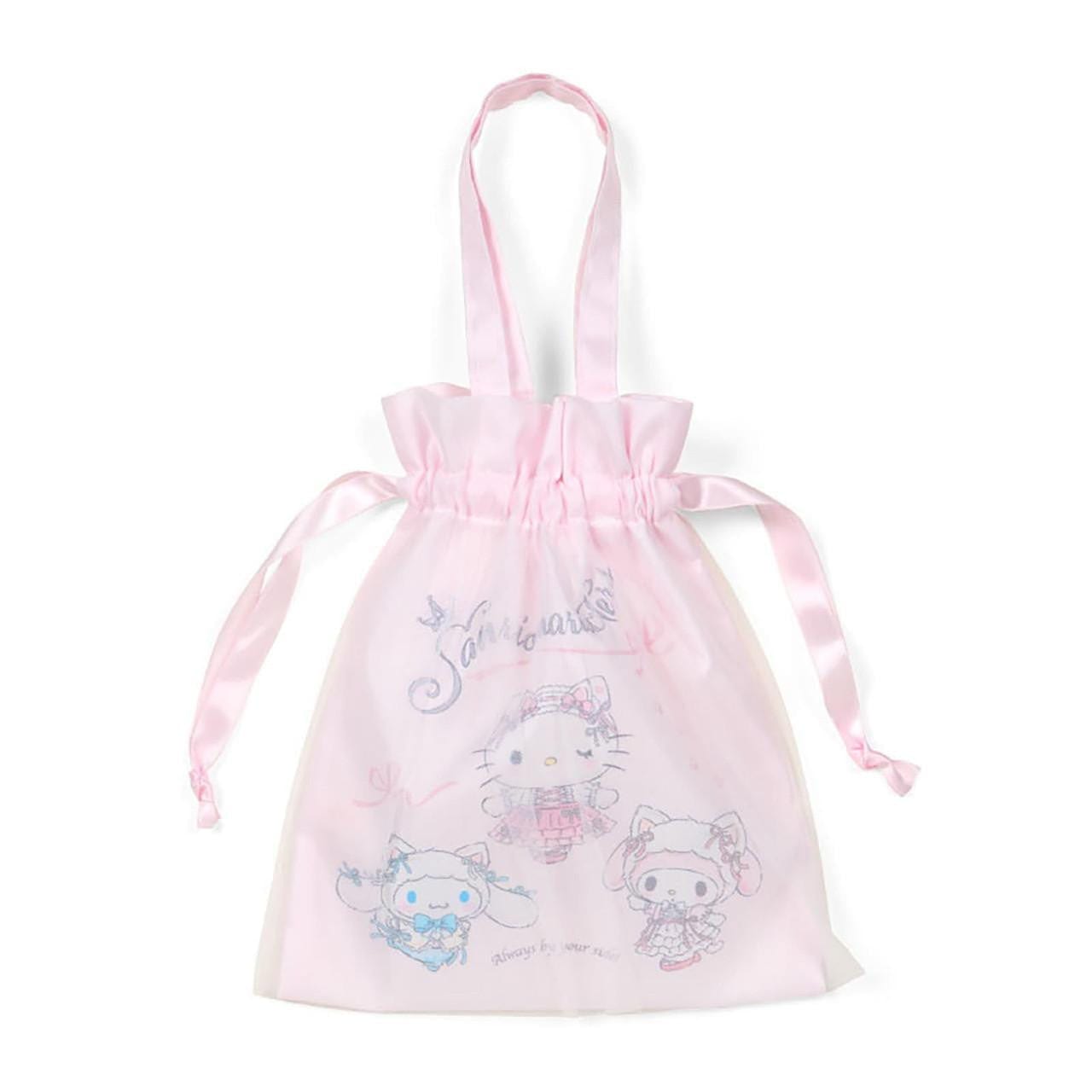 Sanrio White Cat Drawstring Bag