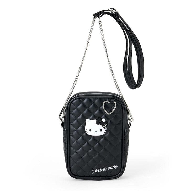 Hello Kitty Black Mini Quilted Shoulder Bag
