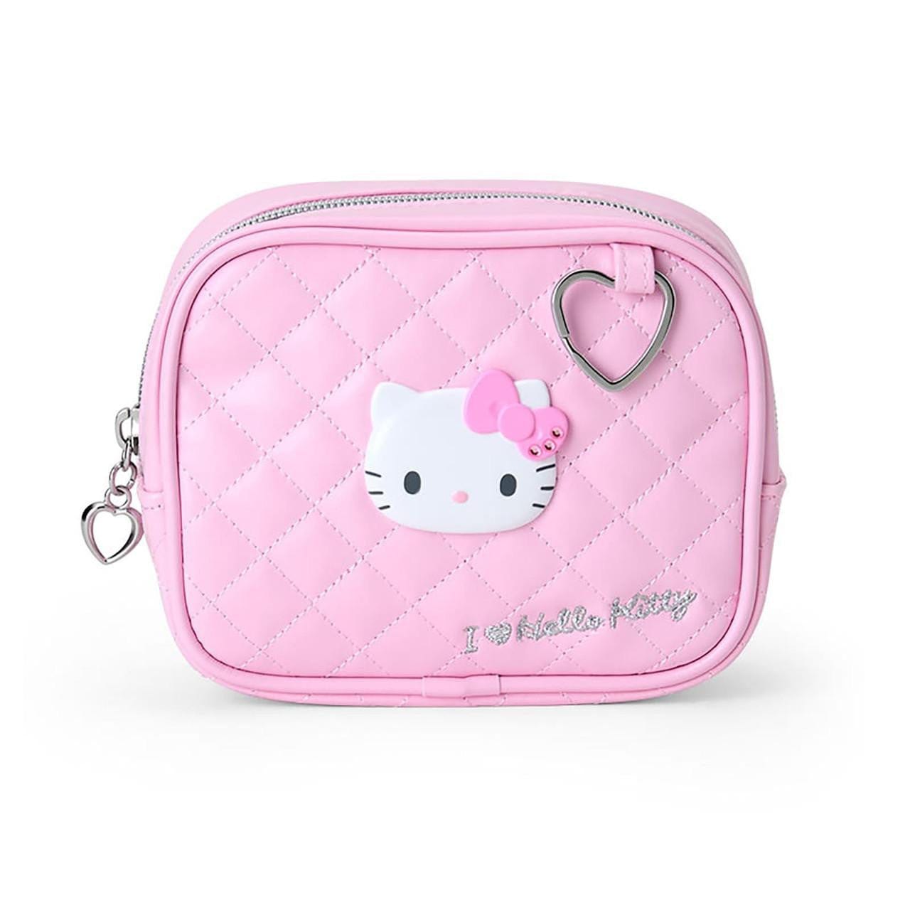 Hello Kitty Pink "I love Hello Kitty" Quilted Pouch