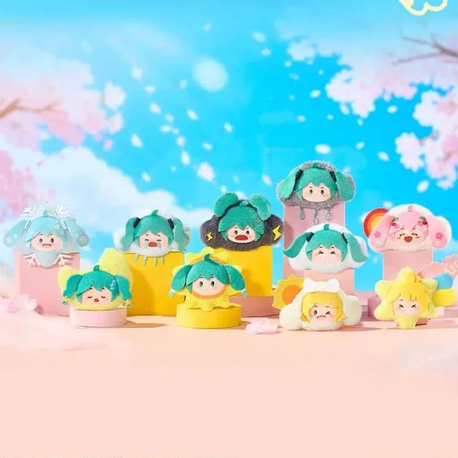 Hatsune Miku Wayaya Weather & Mood Series Big Head Plush Pendant Blind Box