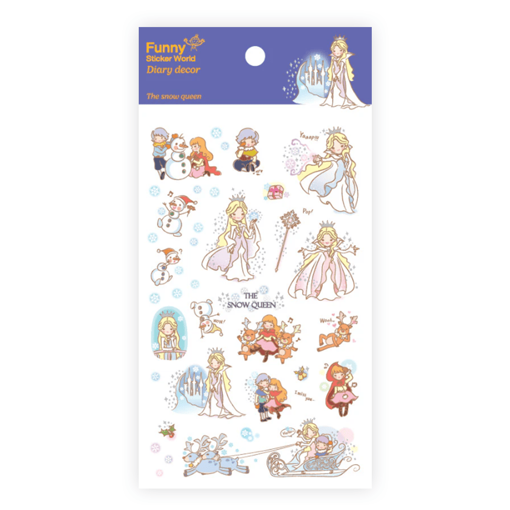 Snow Queen Fairy Tale Sticker