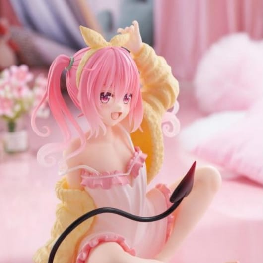 A side view of the figure.