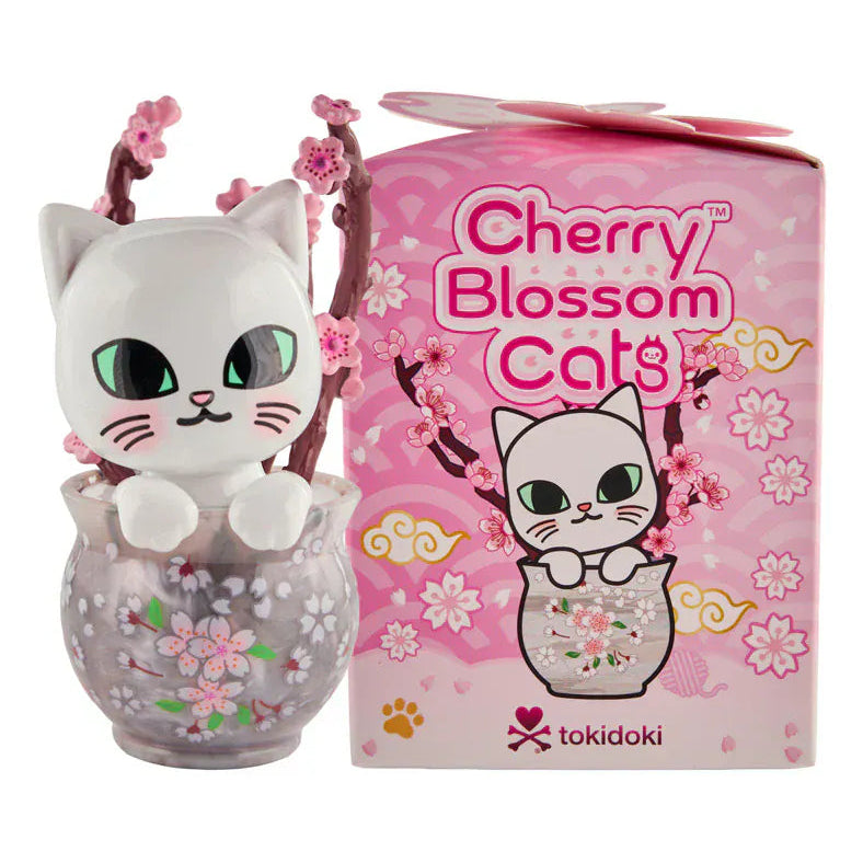 tokidoki Cherry Blossom Cats Mini Figure Blind Box