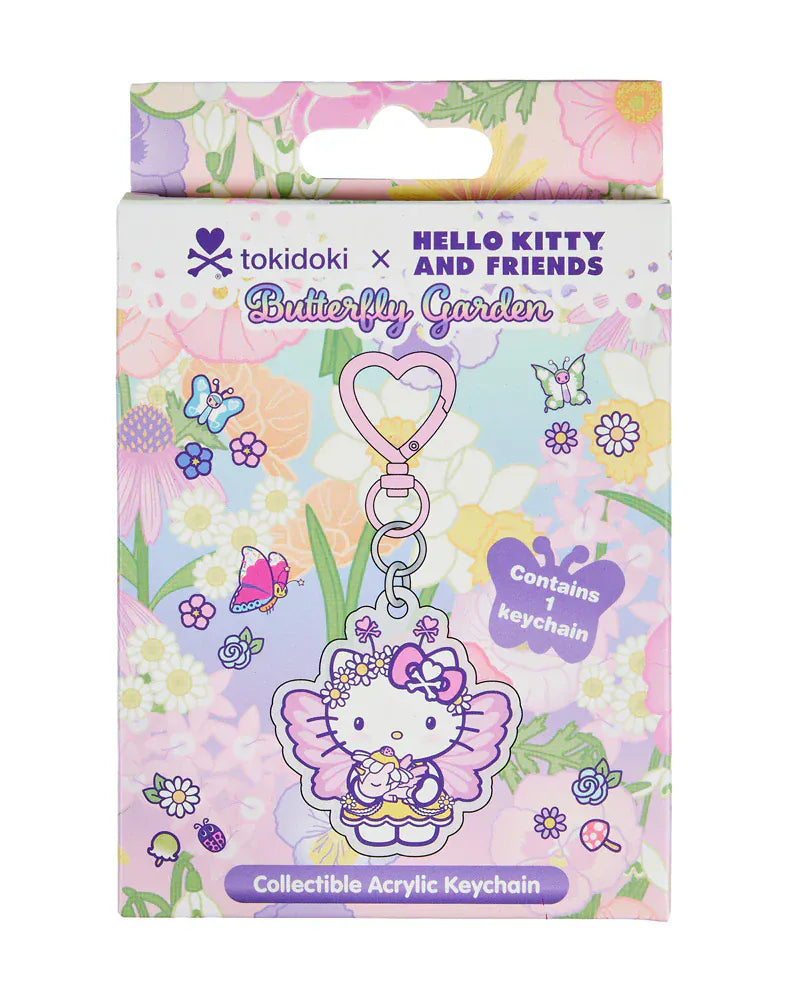 tokidoki x Hello Kitty Friends Butterfly Garden Carabiner Blind Box