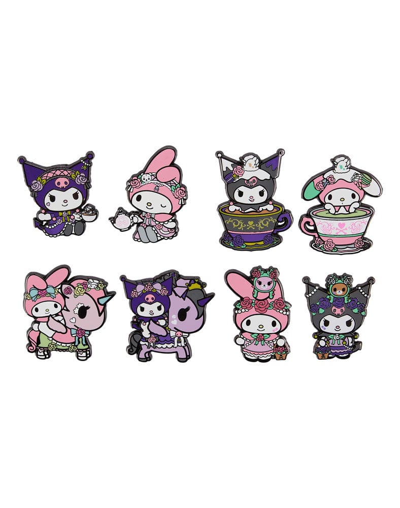 tokidoki x Kuromi & My Melody Garden Party Enamel Pin Blind Box