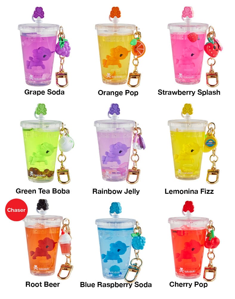 tokidoki Beverage Besties Unicorno Liquid Keychain Blind Box