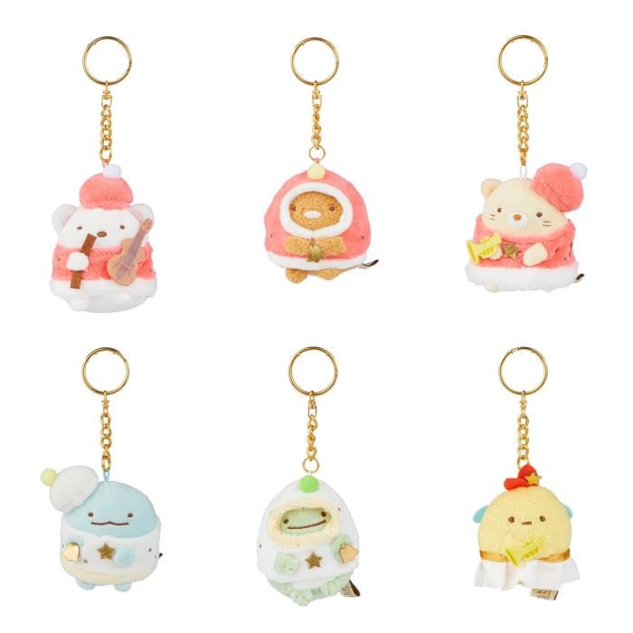 Sumikko Gurashi Christmas Musical Plush Keychain Blind Box