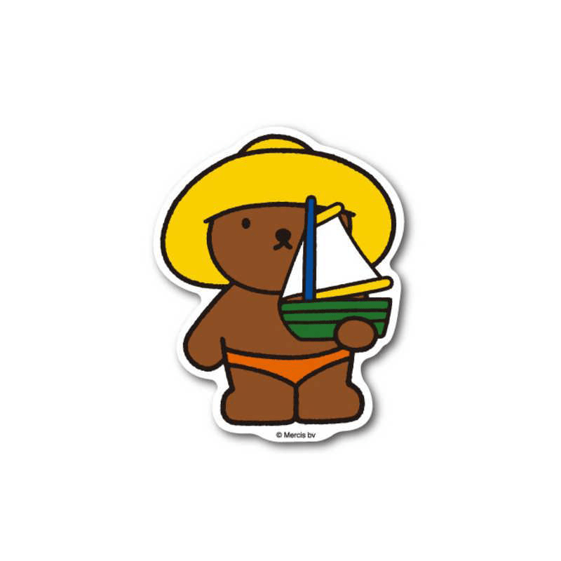Boris Swimsuit Die Cut Sticker