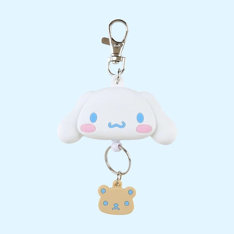 Cinnamoroll Keychain with Badge Reel