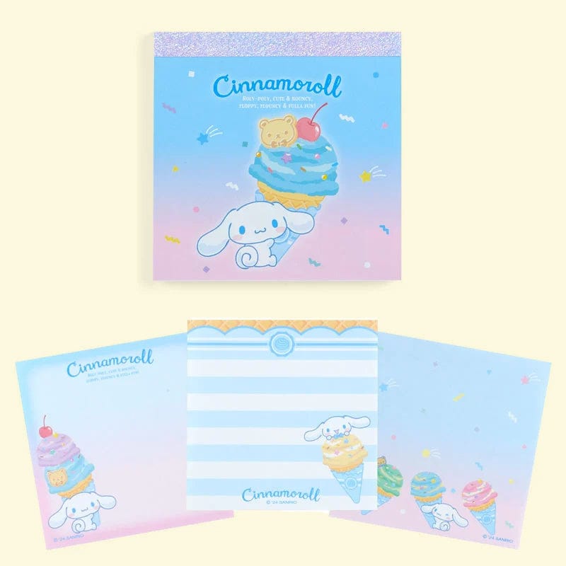 Cinnamoroll Ice Cream Memo Pad