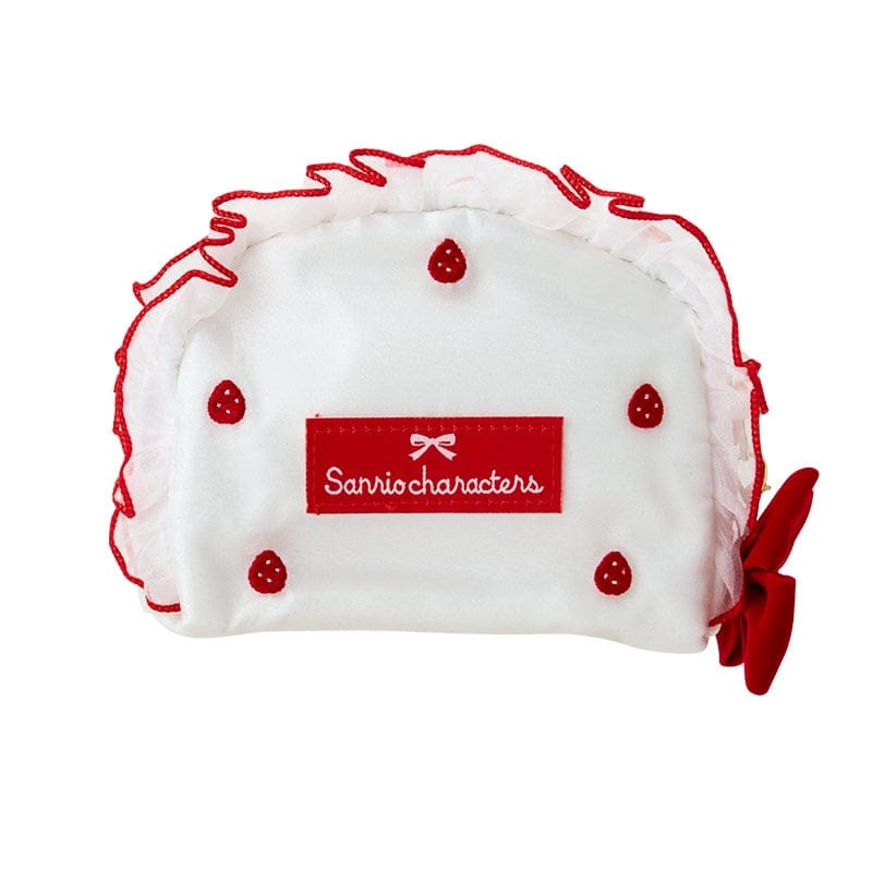 Kuromi Strawberry Cake White Zipper Pouch