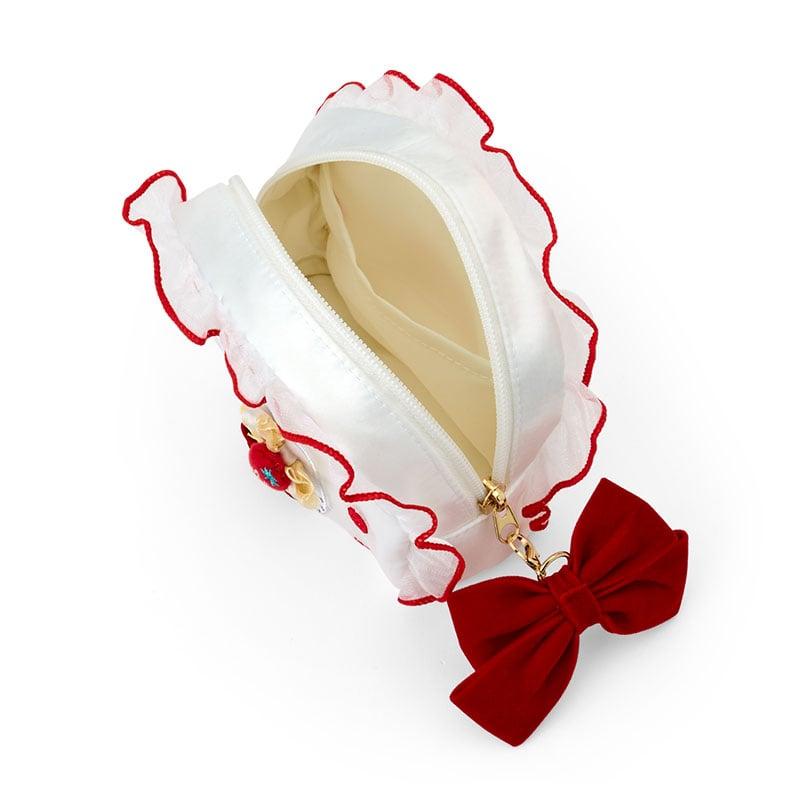 Kuromi Strawberry Cake White Zipper Pouch
