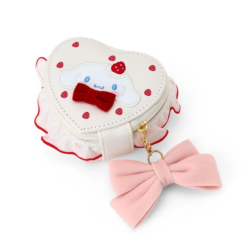 Cinnamoroll Strawberry Cake White Heart-Shaped Accessory Case
