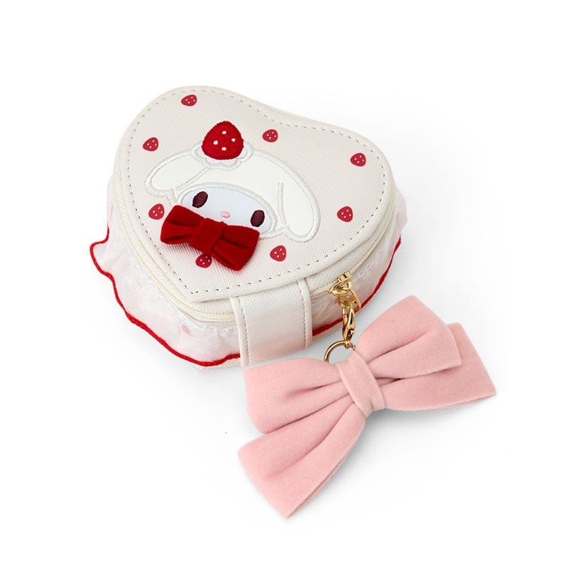My Melody Strawberry Cake White Heart-Shaped Accessory Case