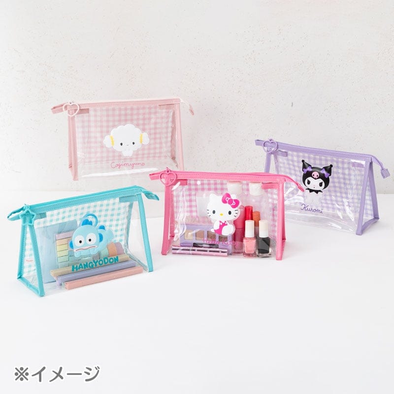Keroppi Clear Gingham Pouch