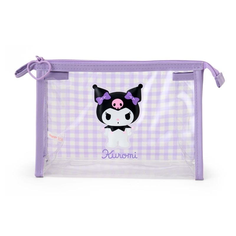 Kuromi Clear Gingham Pouch