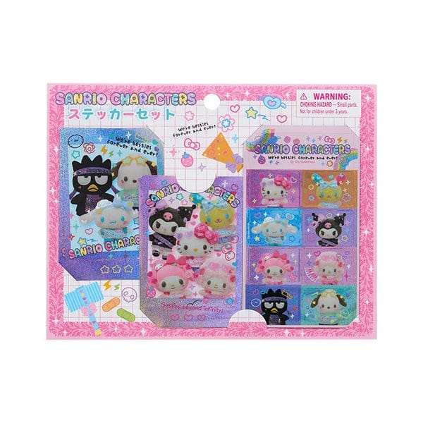 Sanrio Sparkling School Series 31pc Sticker Flakes