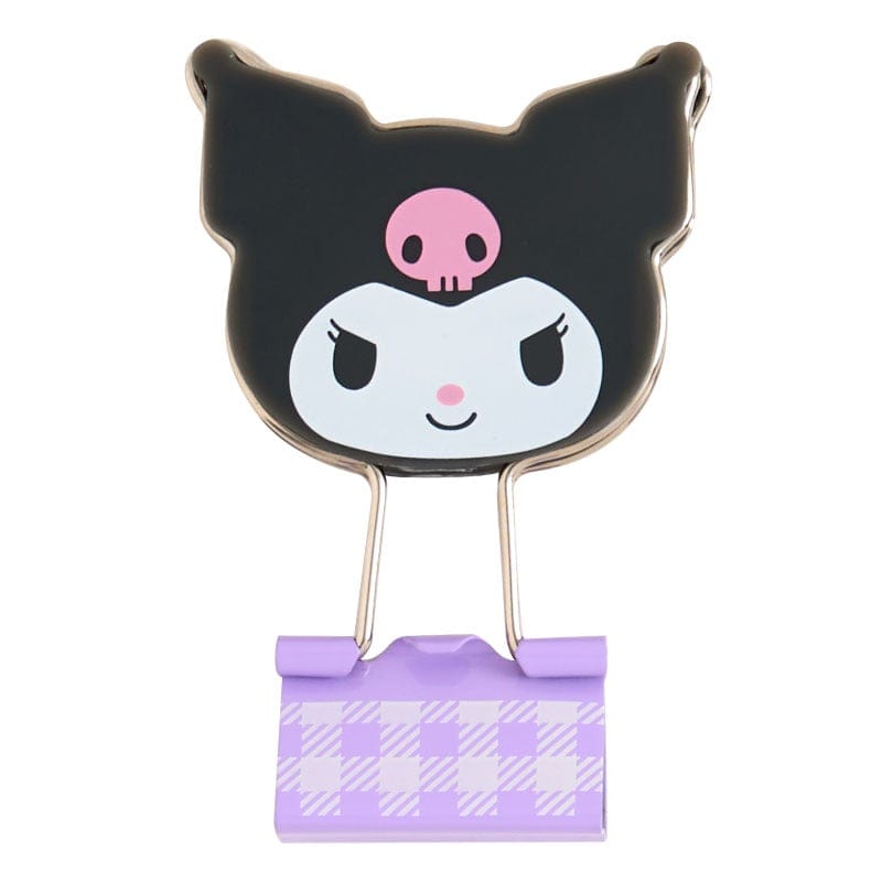 Kuromi Binder Clips