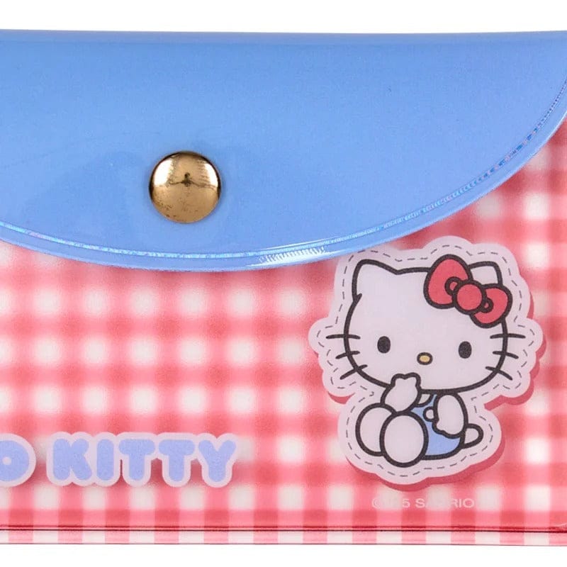 Hello Kitty Gingham Memo Sheets With Case