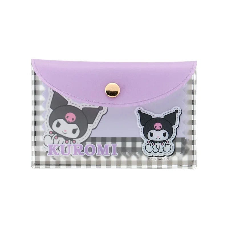 Kuromi Gingham Memo Sheets With Case