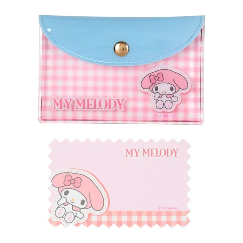My Melody Gingham Memo Sheets With Case