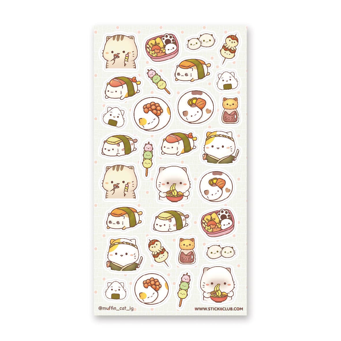 Feline Feast Sticker Sheet