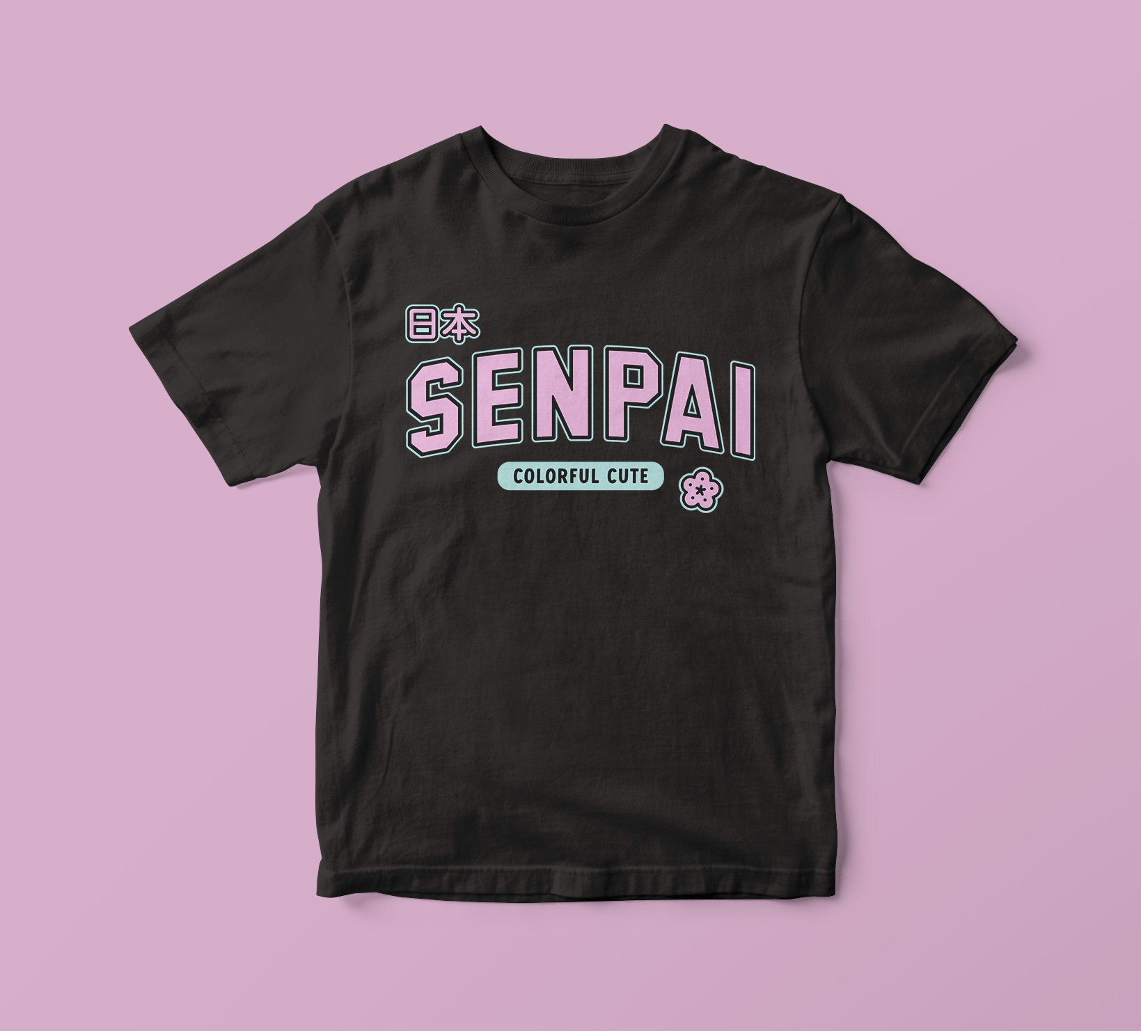 Colorful Cute Senpai Shirt