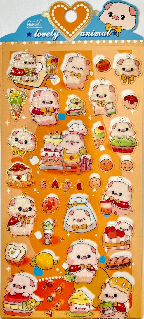 Pig Bake Off Stickers