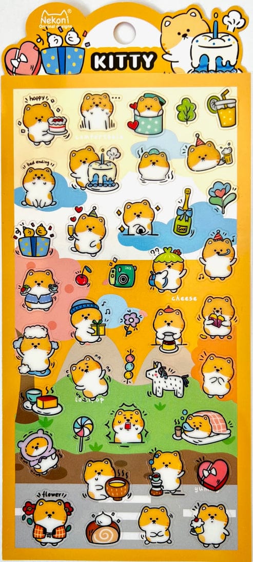 Kitten Party Stickers