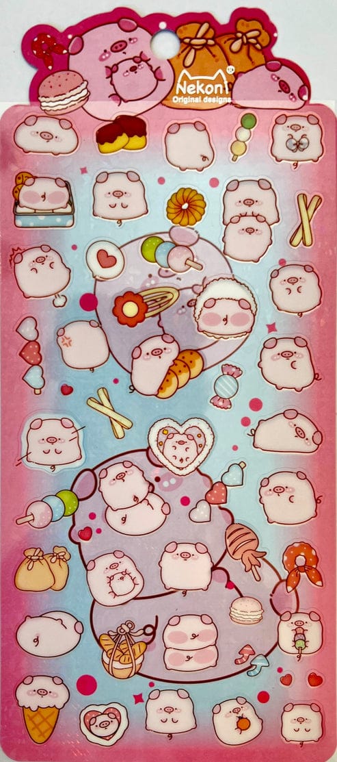 Pig Snack Stickers