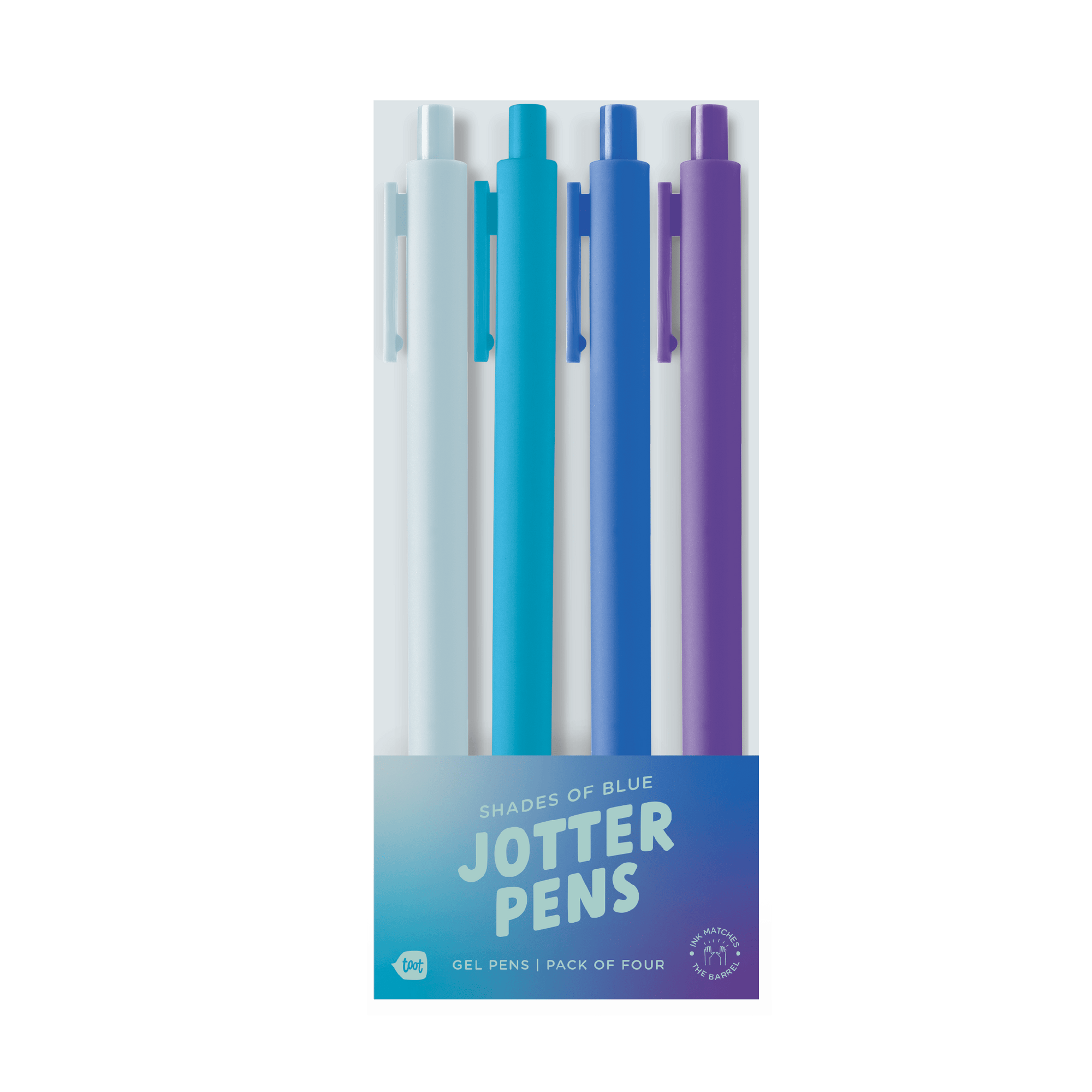 Gradient Jotter Sets 4 Pack: Gradient Blues